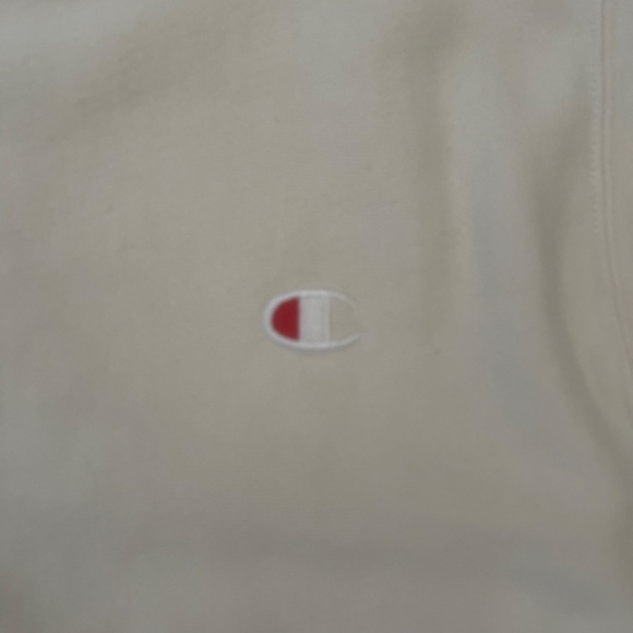 Champion Reverse Weave White Crewneck Sweatshirt Mens/Unisex Size XS - Picture 2 of 9